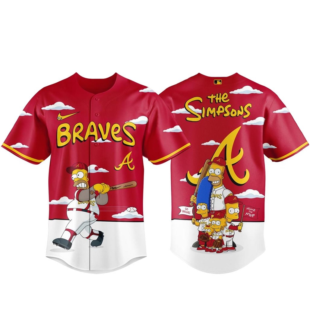 Baseball Team x The Simpsons 2026 Major Gameday Baseball Jersey