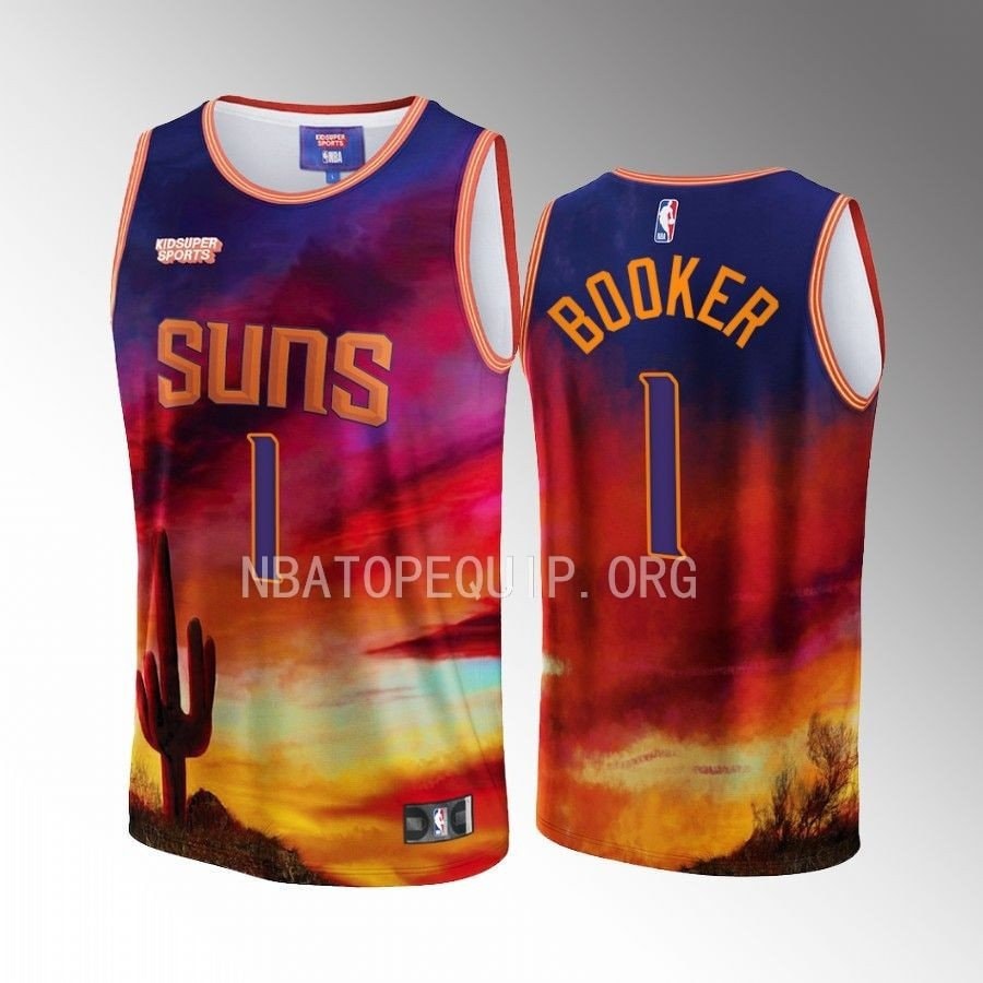 Devin Booker 1 Basketball Team Basketball & KidSuper Studios Unisex Hometown Jersey