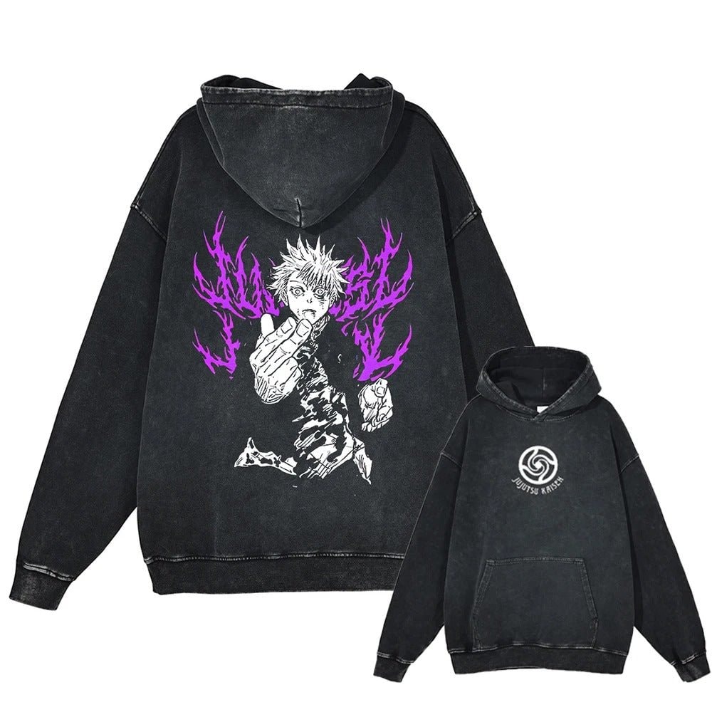 Gojo "Hollow Purple" Vintage Hoodie