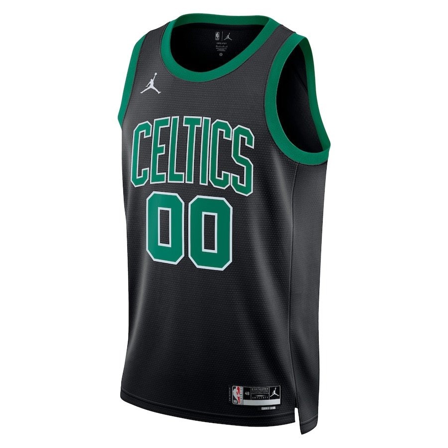 Boston Celtics 2023/24 Statement Swingman Custom Men Jersey Black