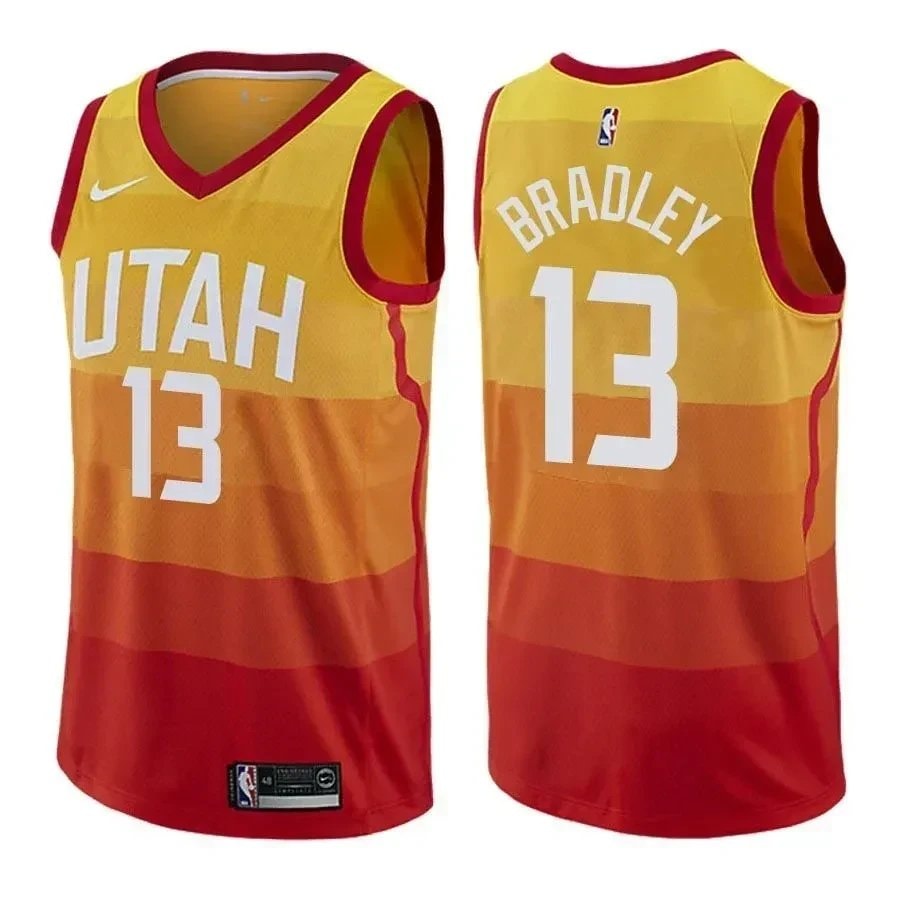 Tony Bradley 13 Jazz City Edition Gold Basketball Jersey - Adult Sizes S-3XL