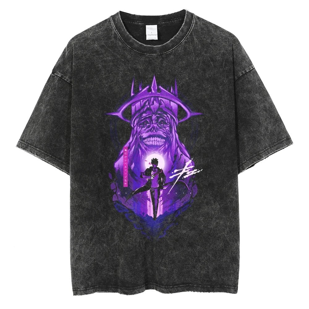 Sung Jinwoo X Statue of God Vintage T-shirt