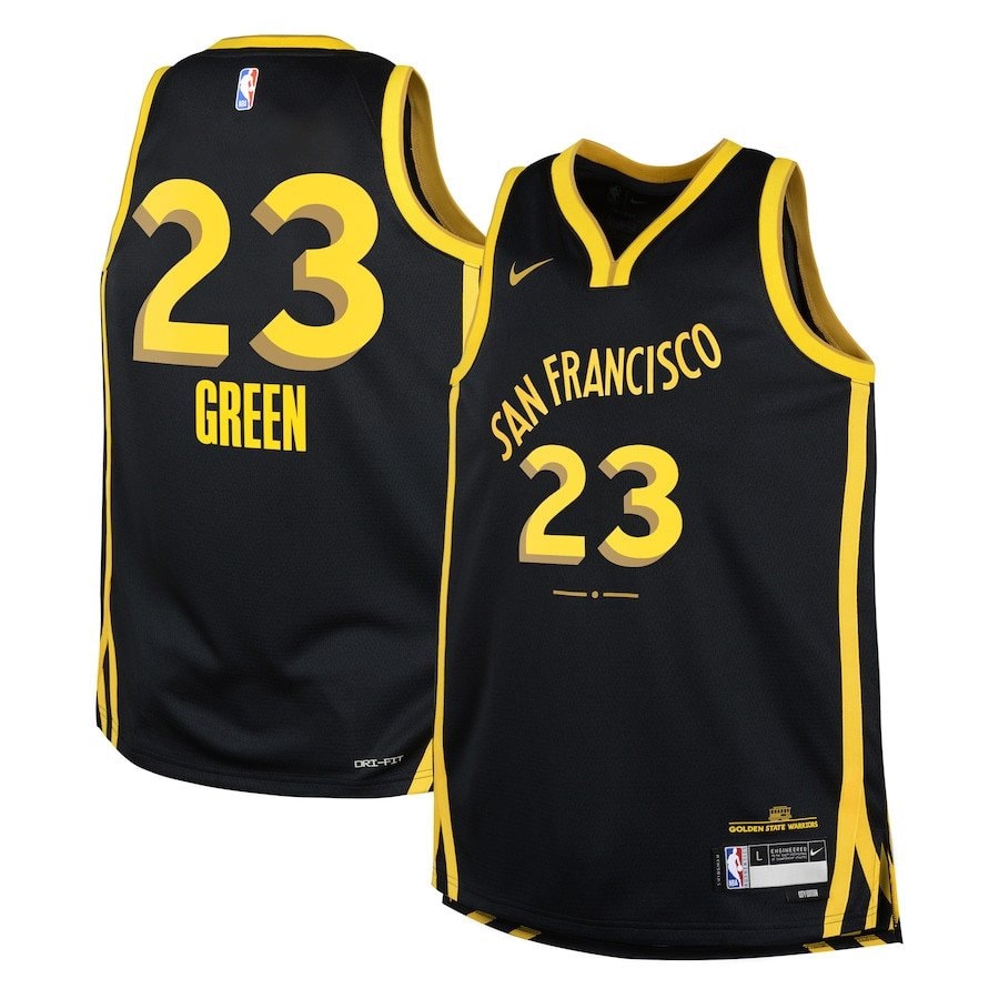 Draymond Green 23 Golden State Warriors 2023/24 City Edition Swingman Youth Jersey Black