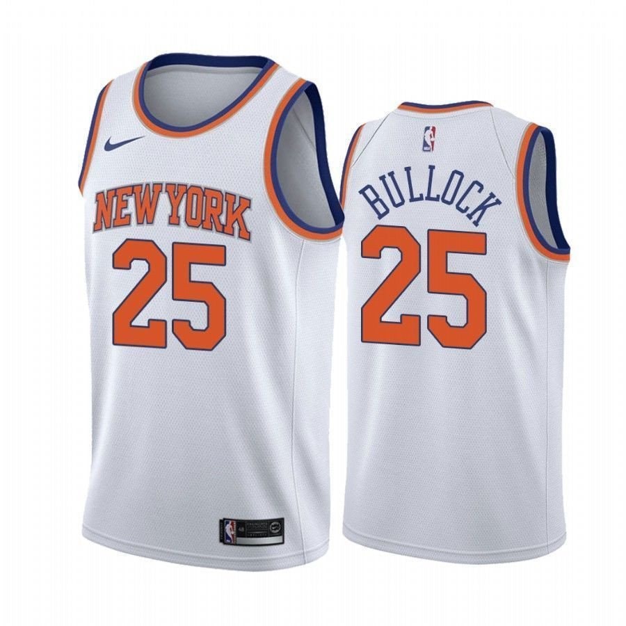 Men's New York Knicks Reggie Bullock 25 Association Jersey - Multicolor 100% Polyester