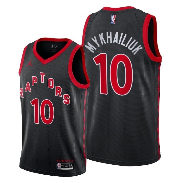 Sviatoslav Mykhailiuk Basketball Team Black Statement Edition Jersey 10 - Men Jersey
