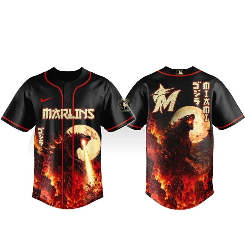Baseball Team x Godzilla King of Monsters Baseball Jersey