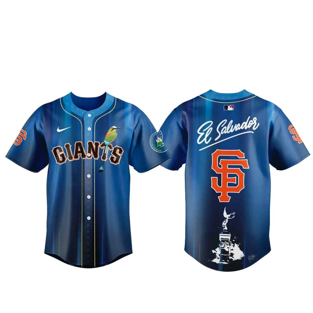 Baseball Team Salvadoran Heritage Day 2026 Baseball Jersey
