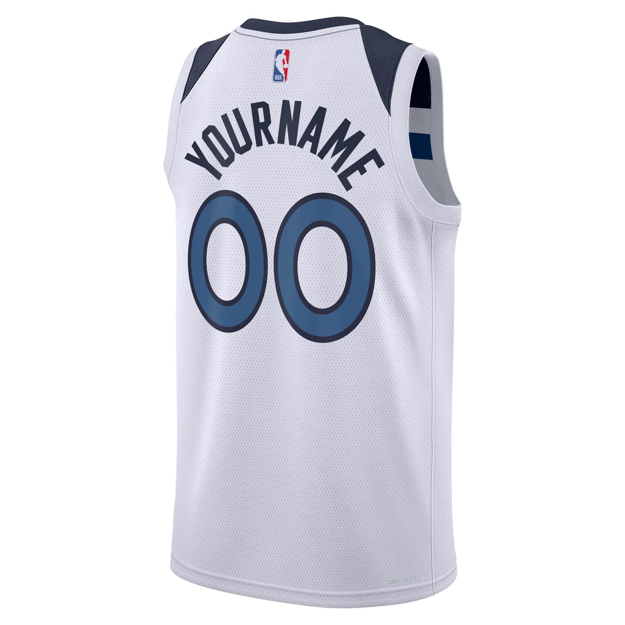 Minnesota Timberwolves Association Swingman Custom Youth Jersey - Multicolor Unisex