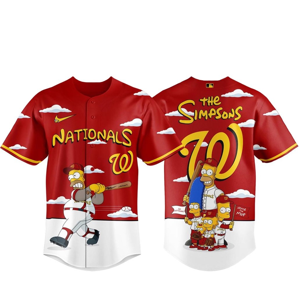 Baseball Team x The Simpsons 2026 Major Gameday Baseball Jersey