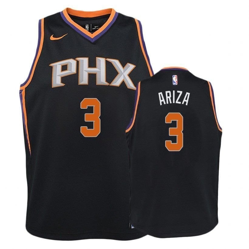 Youth Basketball Team Trevor Ariza 3 Statet Black Jersey