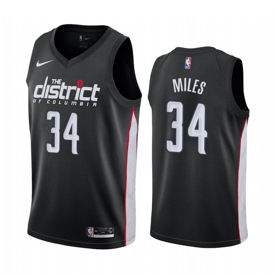 Washington Wizards C.J. Miles #34 City Edition Men's Basketball Jersey - Multicolor