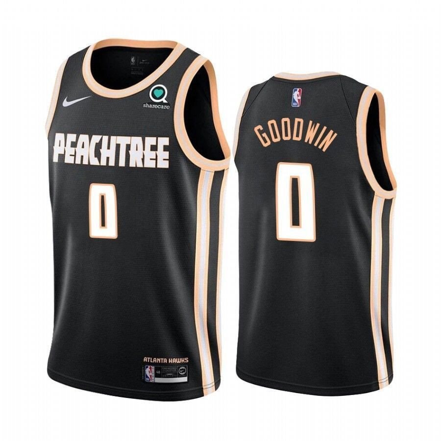 Atlanta Hawks Brandon Goodwin #0 City Edition Men's Basketball Jersey Multicolor