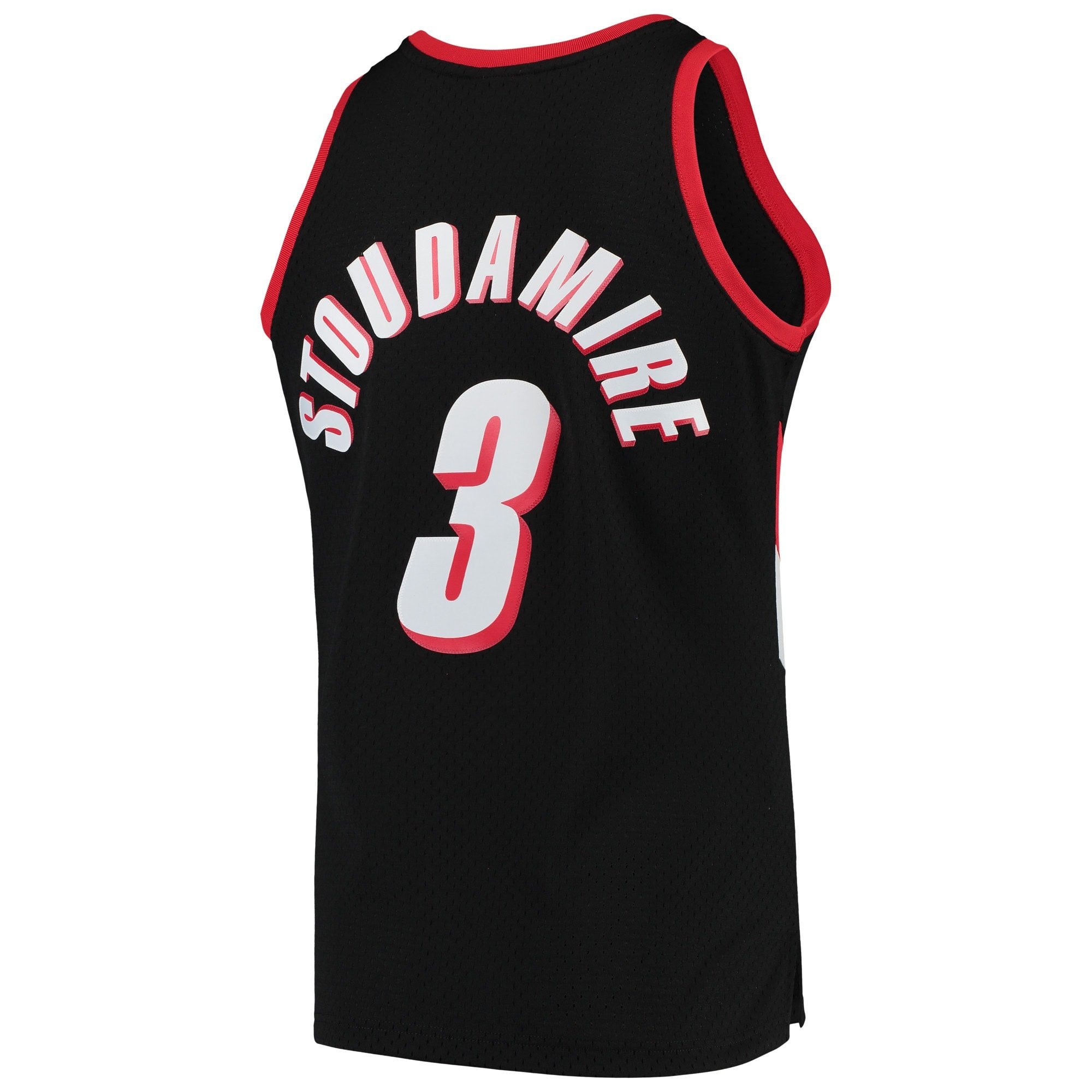 Damon Stoudamire Portland Trail Blazers Mitchell & Ness Hardwood Classics Swingman Jersey Black