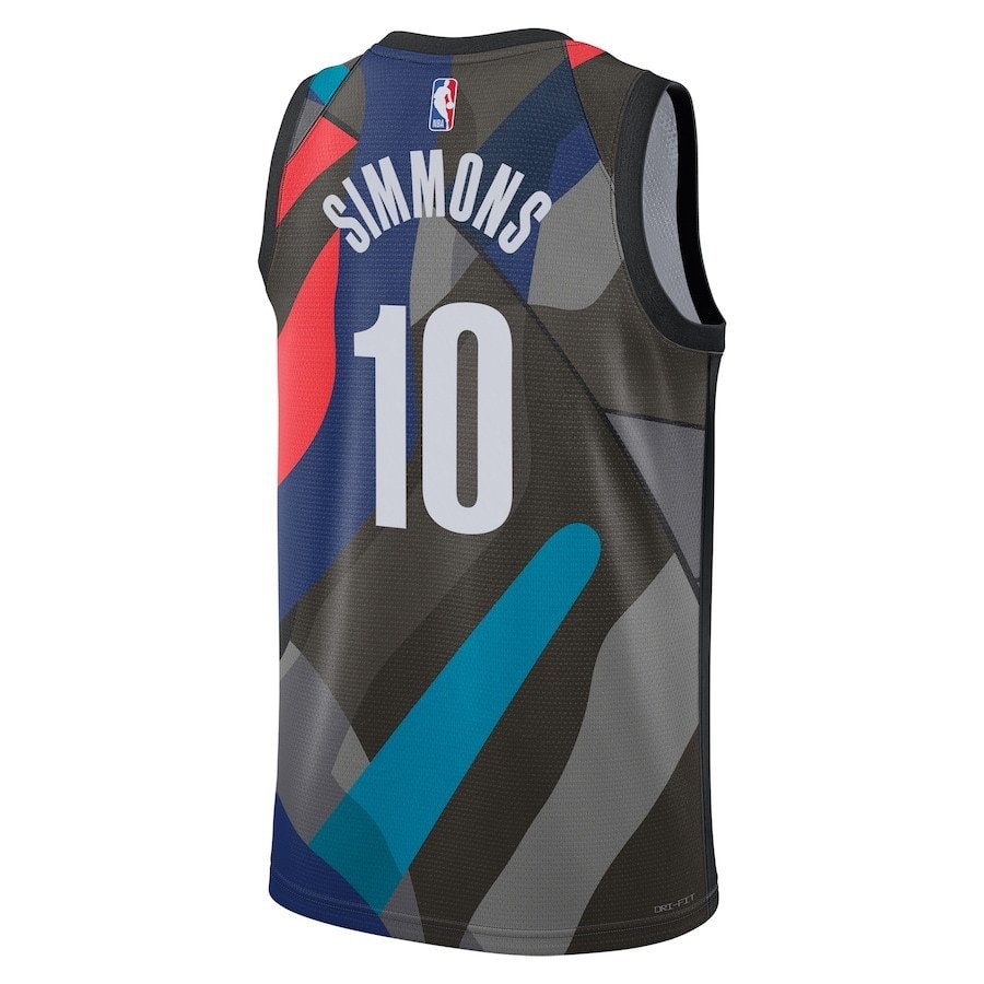 Ben Simmons 10 Brooklyn Nets 2023/24 City Edition Swingman Jersey Black