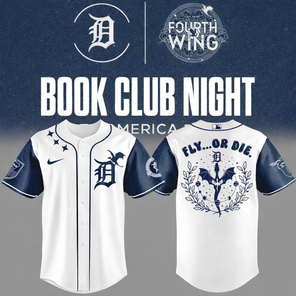 Baseball Team x Book Club Night 2026 Fourth Wing Baseball Jersey