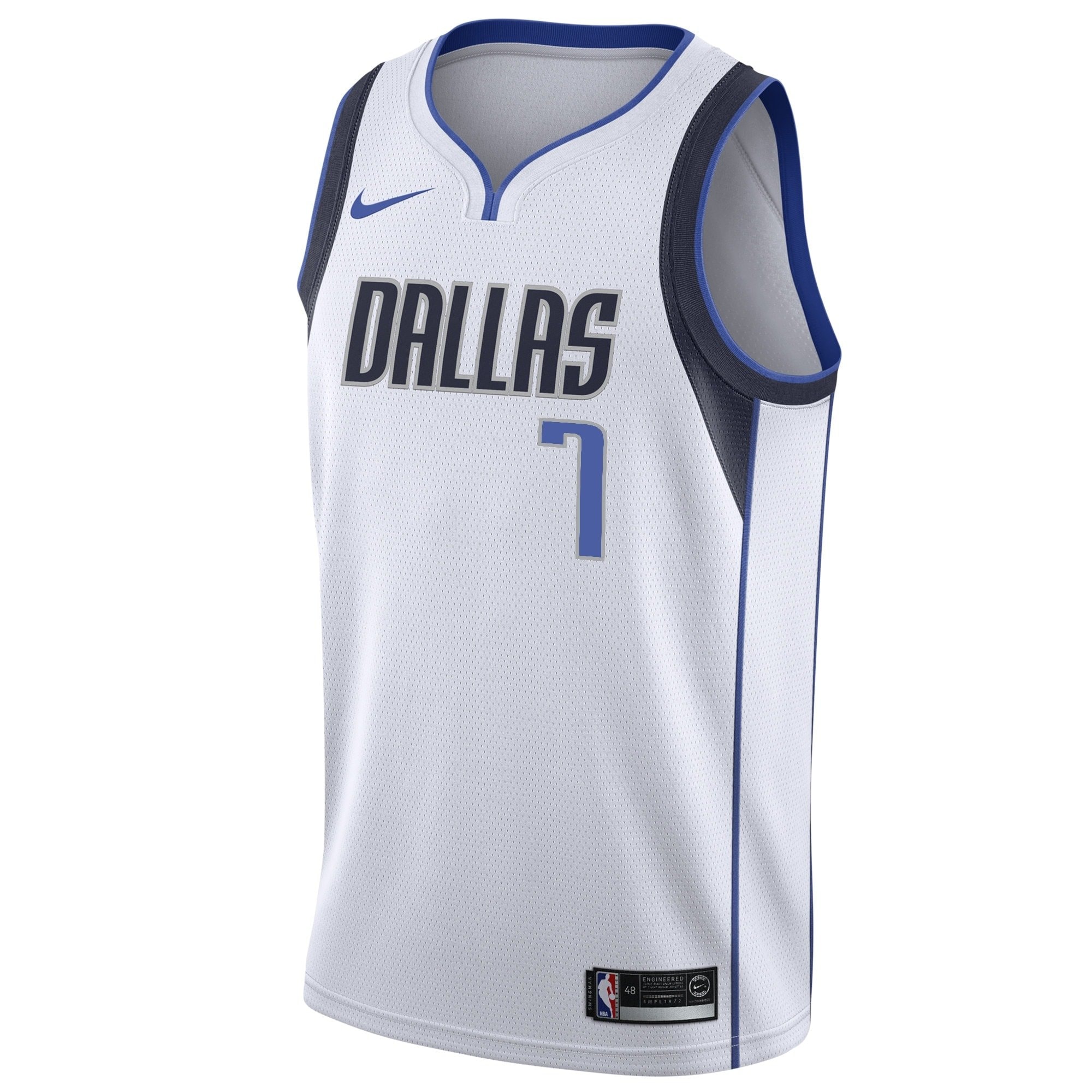 Dallas Mavericks Association Edition Swingman Jersey White Dwight Powell Mens