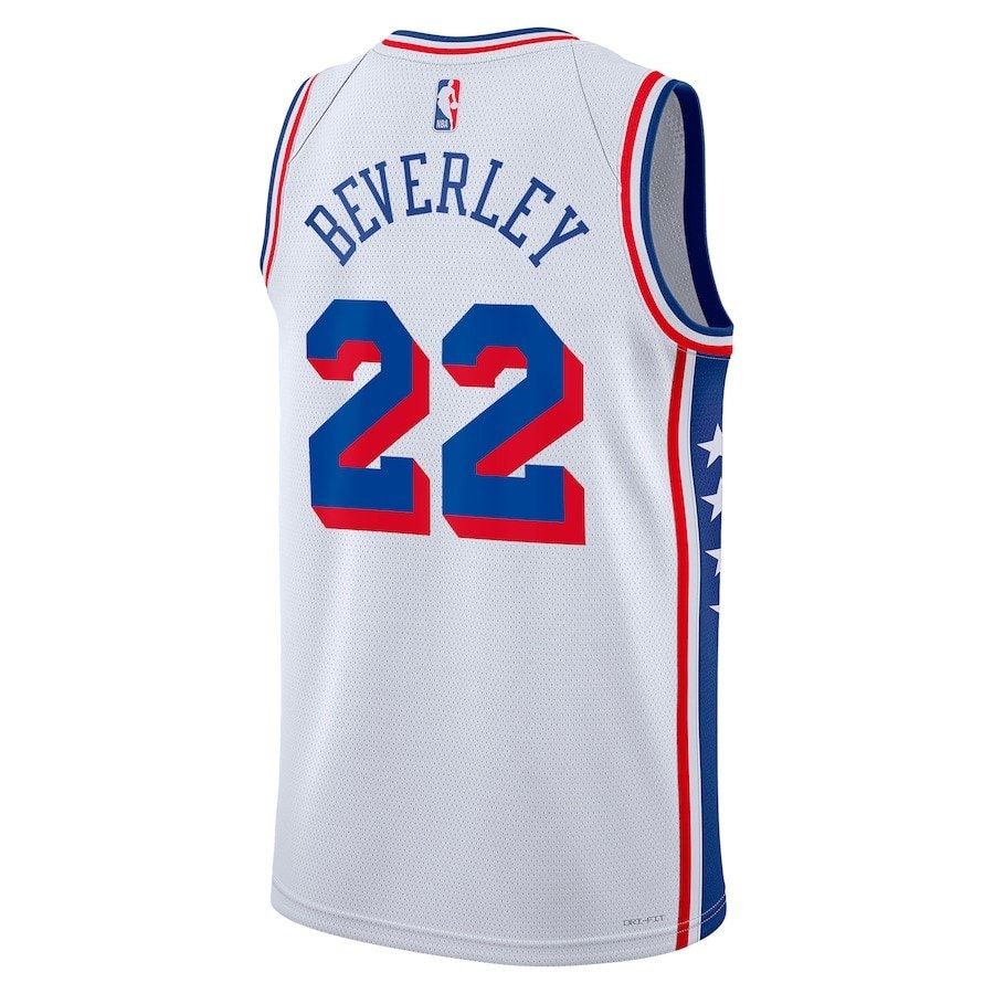 Patrick Beverley 22 Philadelphia 76ers 2023/24 Swingman Jersey Association Edition White