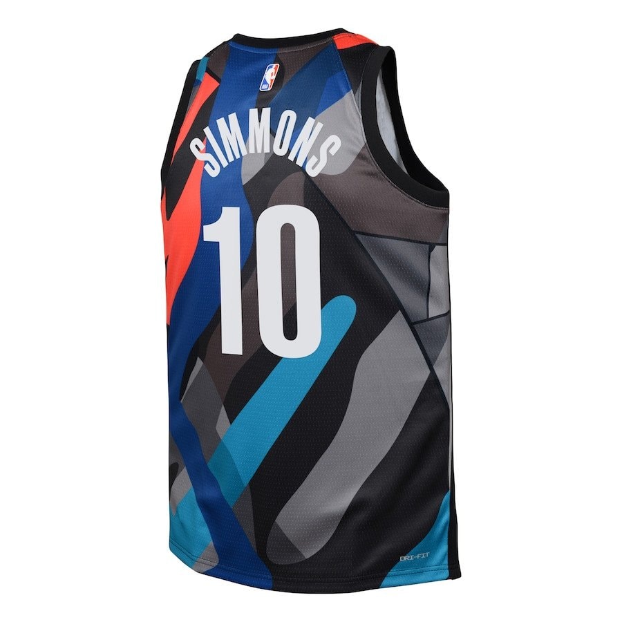 Ben Simmons 10 Brooklyn Nets 2023/24 City Edition Swingman Youth Jersey Black