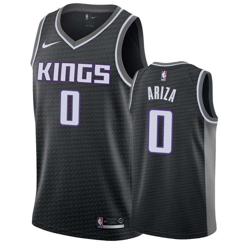 Men's Sacrato Kings Trevor Ariza #0 Multi Color State Jersey S-3XL