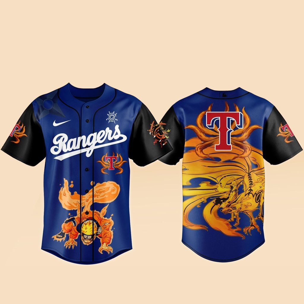 Baseball Team x Naruto Kurama Baseball Jersey Version 1