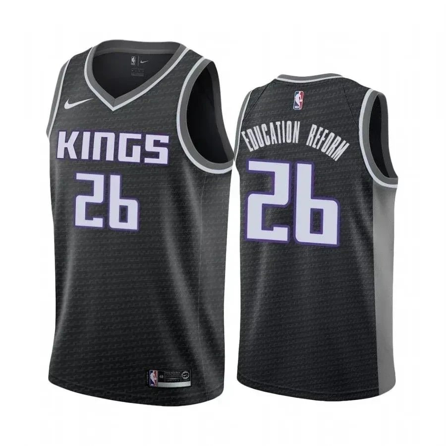 Men's Kent Bazemore Education Reform Kings State Jersey Multicolor S-3XL