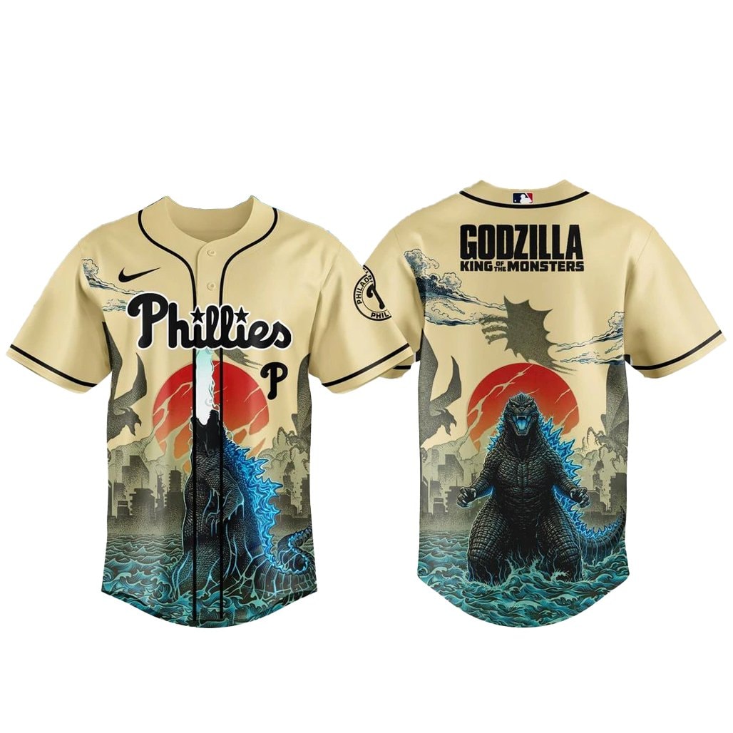 Baseball Team x Godzilla King of The Monsters Baseball Jersey