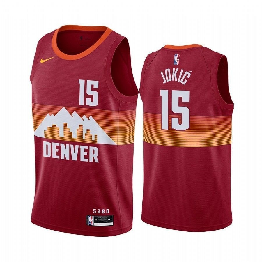 Nikola Jokic Denver Nuggets Social Recap Orange City Edition Jersey Unisex Adult