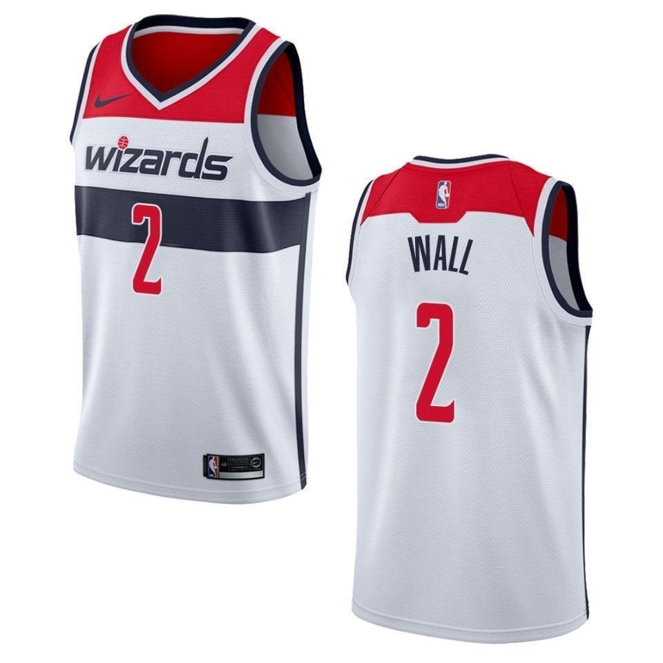 Men's Washington Wizards John Wall Association Swingman Jersey White