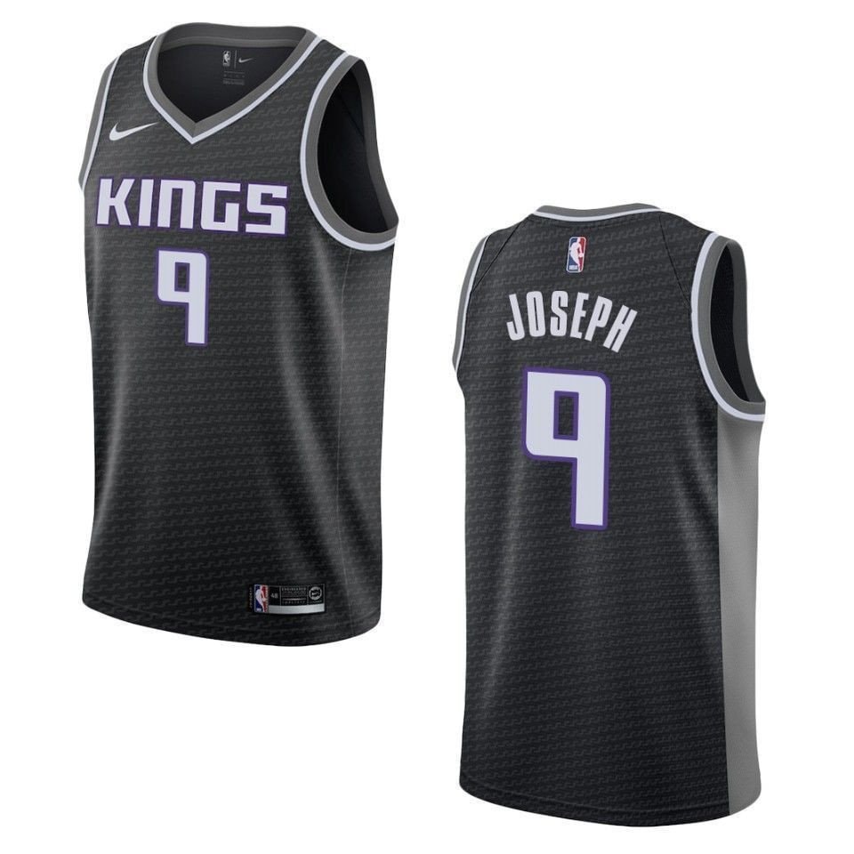 Men's Sacramento Kings Cory Joseph #9 Statement Swingman Jersey Black