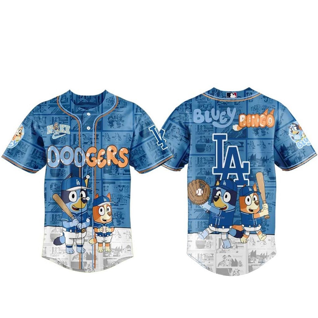 Baseball Team x Bluey And Bingo 2026 Night Baseball Jersey