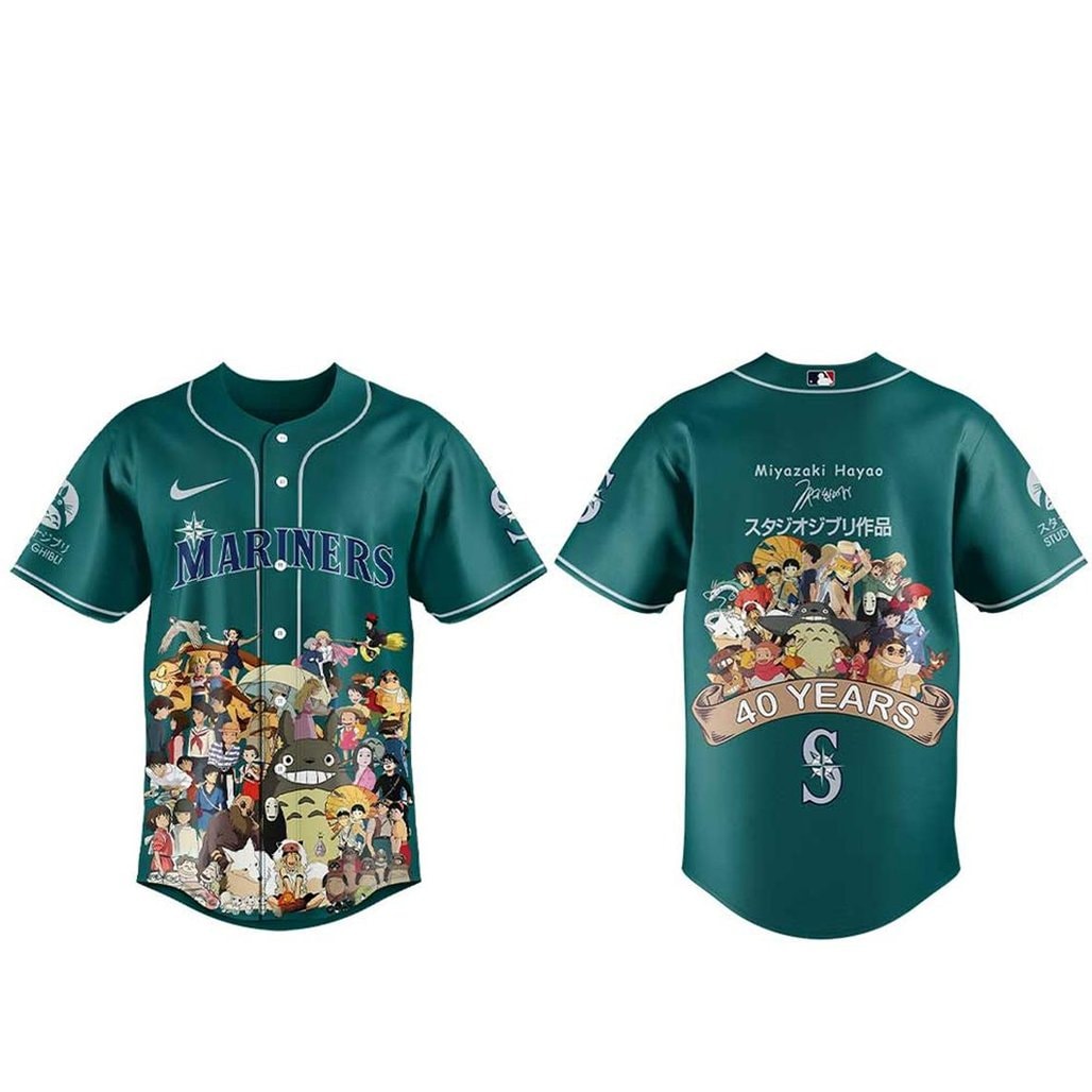 Baseball Team Studio Ghibli 40th Anniversary 2026 Baseball Jersey