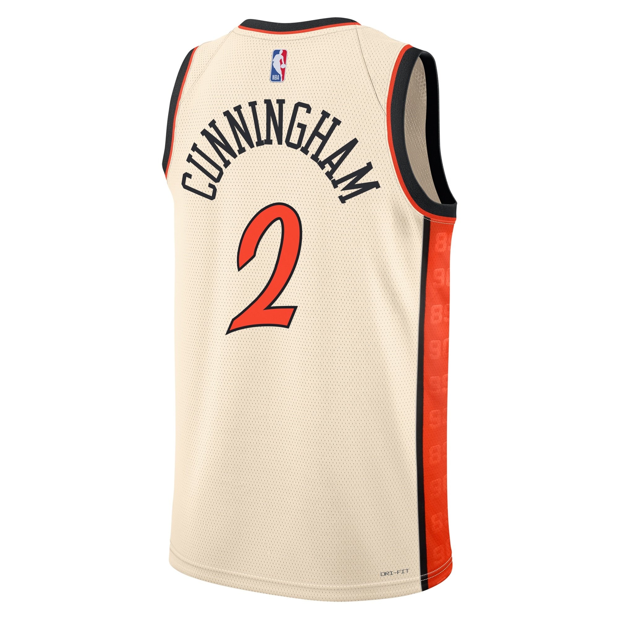 Detroit Pistons City Edition Swingman Jersey 2024 Creme Cade Cunningham Unisex