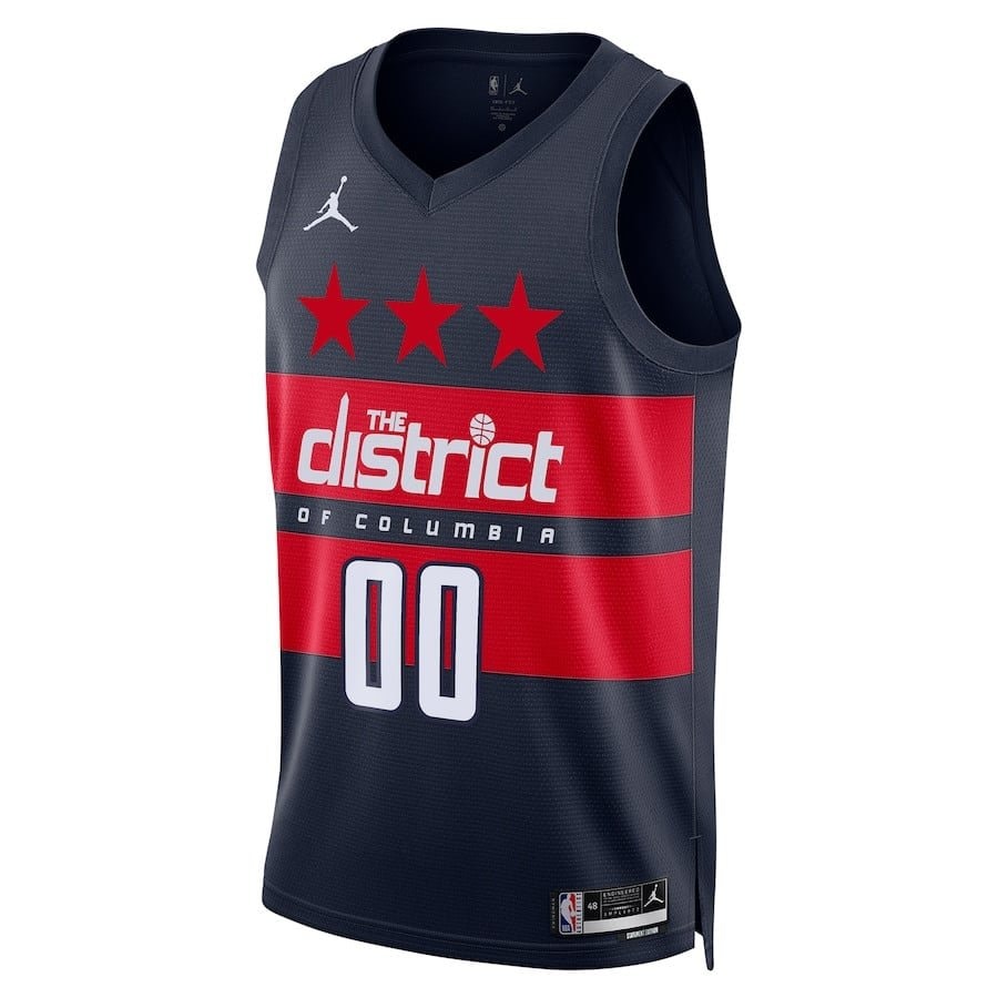 Washington Wizards Unisex 2024/25 Custom Swingman Jersey Statement Edition Navy