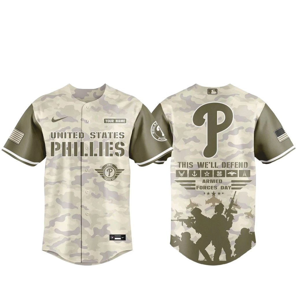 Baseball Team Armed Forces Day Appreciation Night 2026 Baseball Jersey