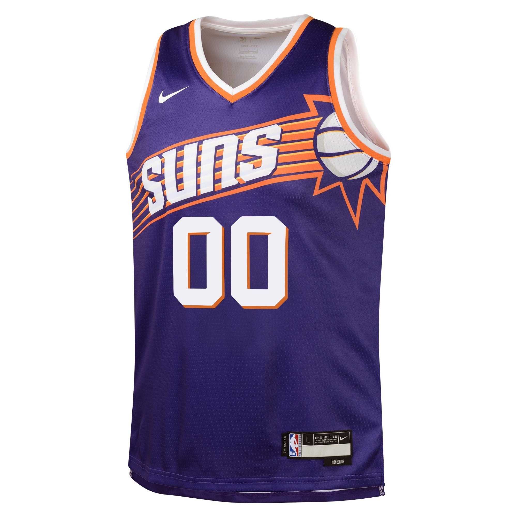 Phoenix Suns Icon Swingman Custom Jersey Youth Multicolor Sizes S-3XL