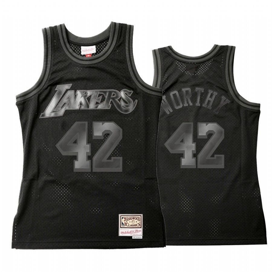 Men's Los Angeles Lakers James Worthy 42 Throwback Tonal Jersey