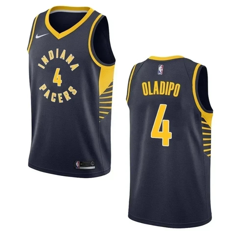 Men's Basketball Team 4 Victor Oladipo Icon Swingman Jersey - Navy