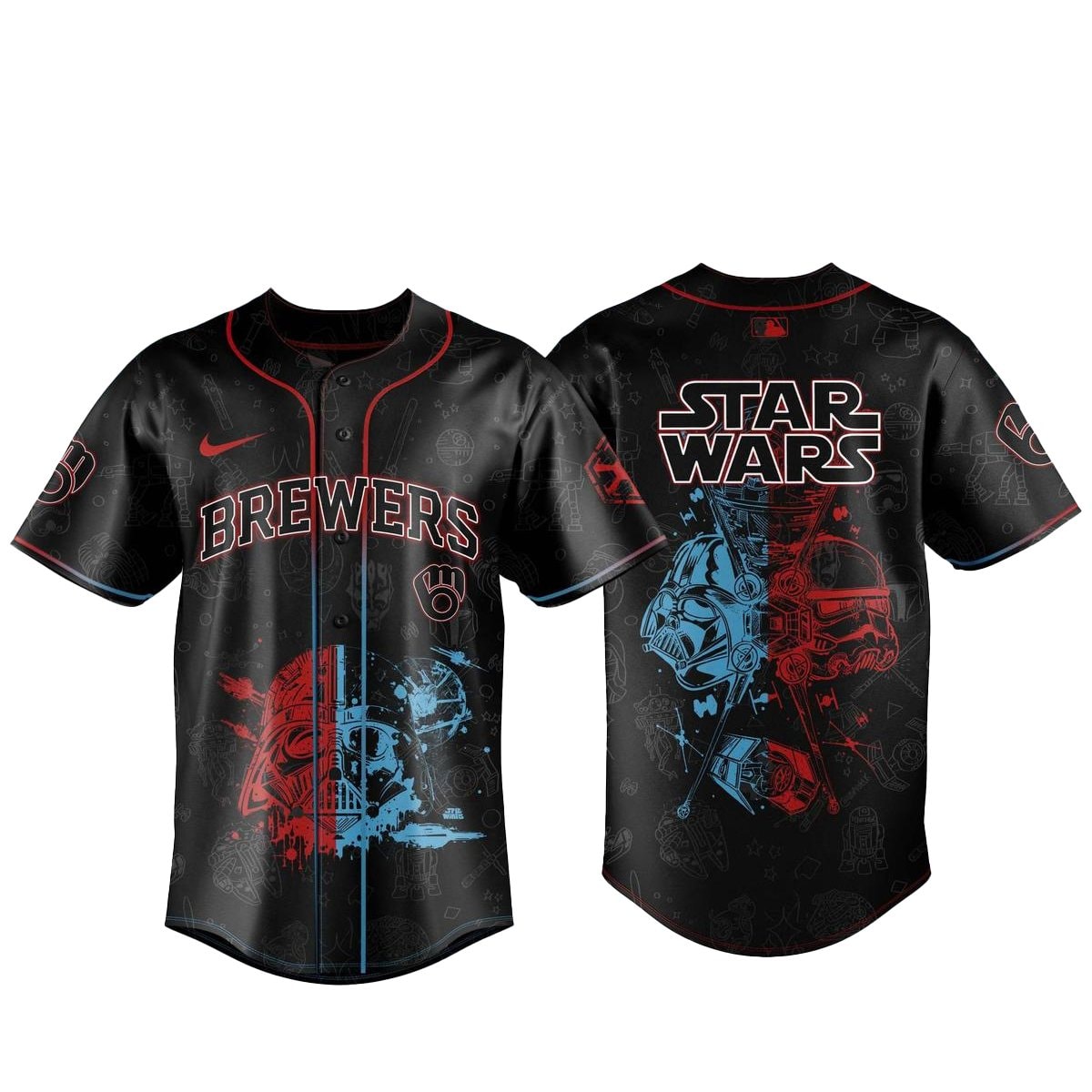 Baseball Team x Star Wars Night 2026 Baseball Jersey