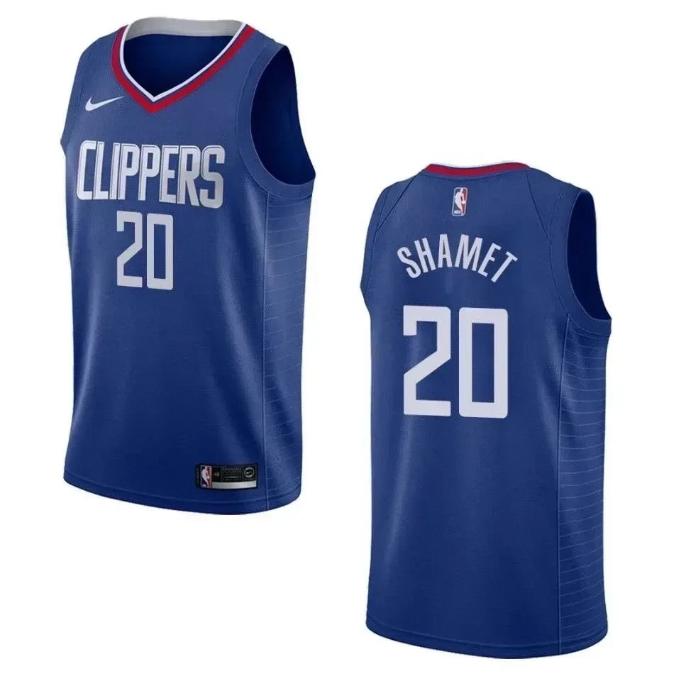 Men's Los Angeles Clippers Landry Shamet #20 Icon Swingman Jersey Blue