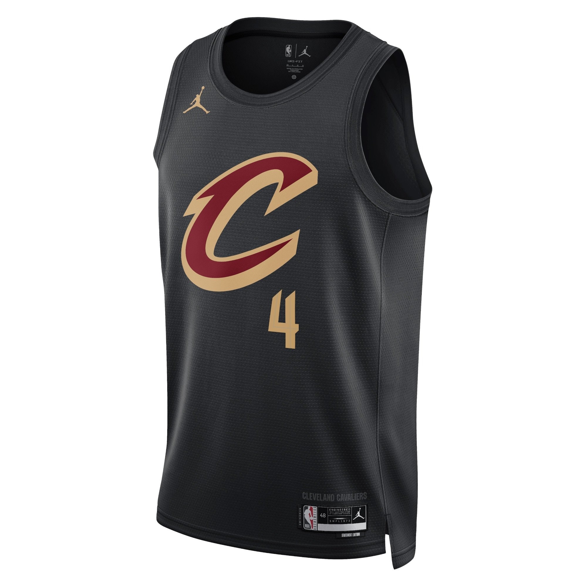 Cleveland Cavaliers Evan Mobley Jordan Statement Edition Swingman Jersey Black Unisex