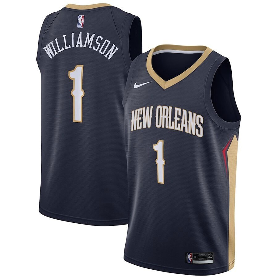 Zion Williamson New Orleans Pelicans Unisex Swingman Jersey Icon Edition Navy