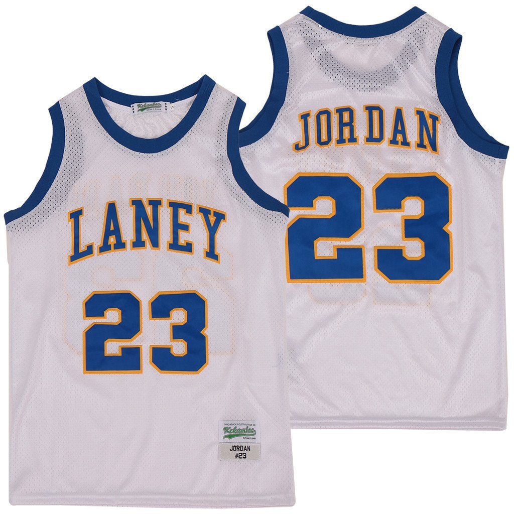 Jordan Laney 23 Throwback Swingman Jersey White Unisex Adult Sizes S-3XL