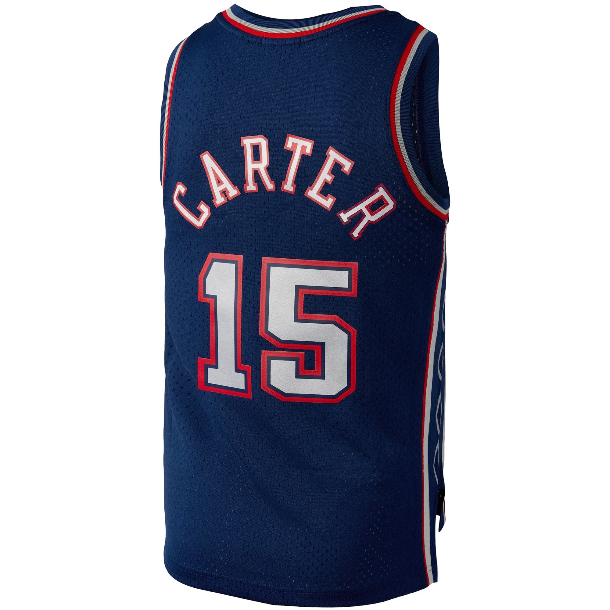 Women's Mitchell & Ness Vince Carter Navy New Jersey Nets Hardwood Classics 2006 Swingman Jersey