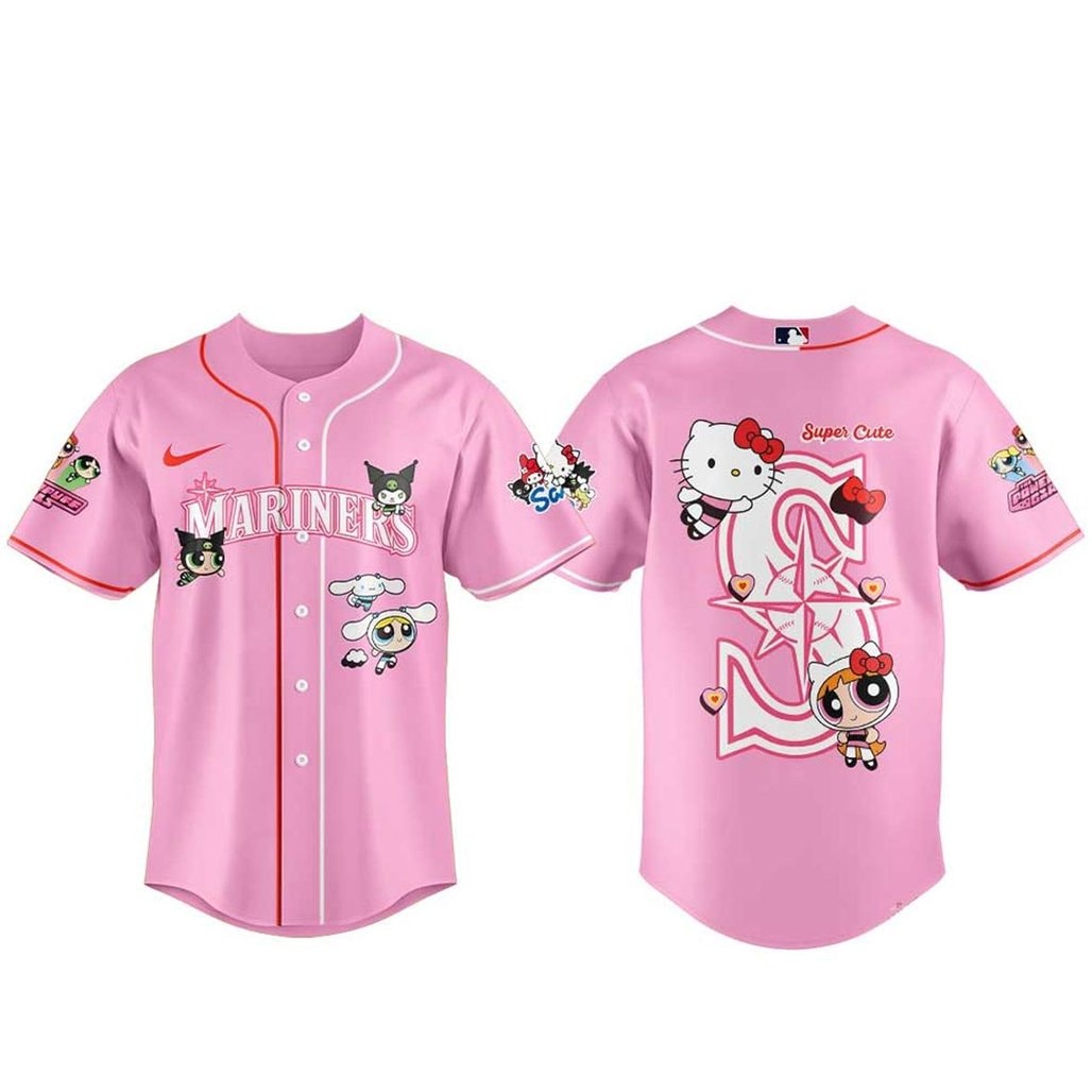 Baseball Team x Hello Kitty and Friends The Powerpuff Girls 2026 Baseball Jersey