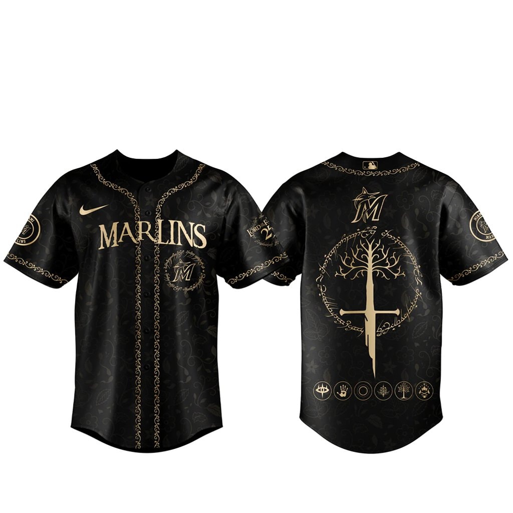 Baseball Team The Lord of The Rings 2026 Night Black Baseball Jersey