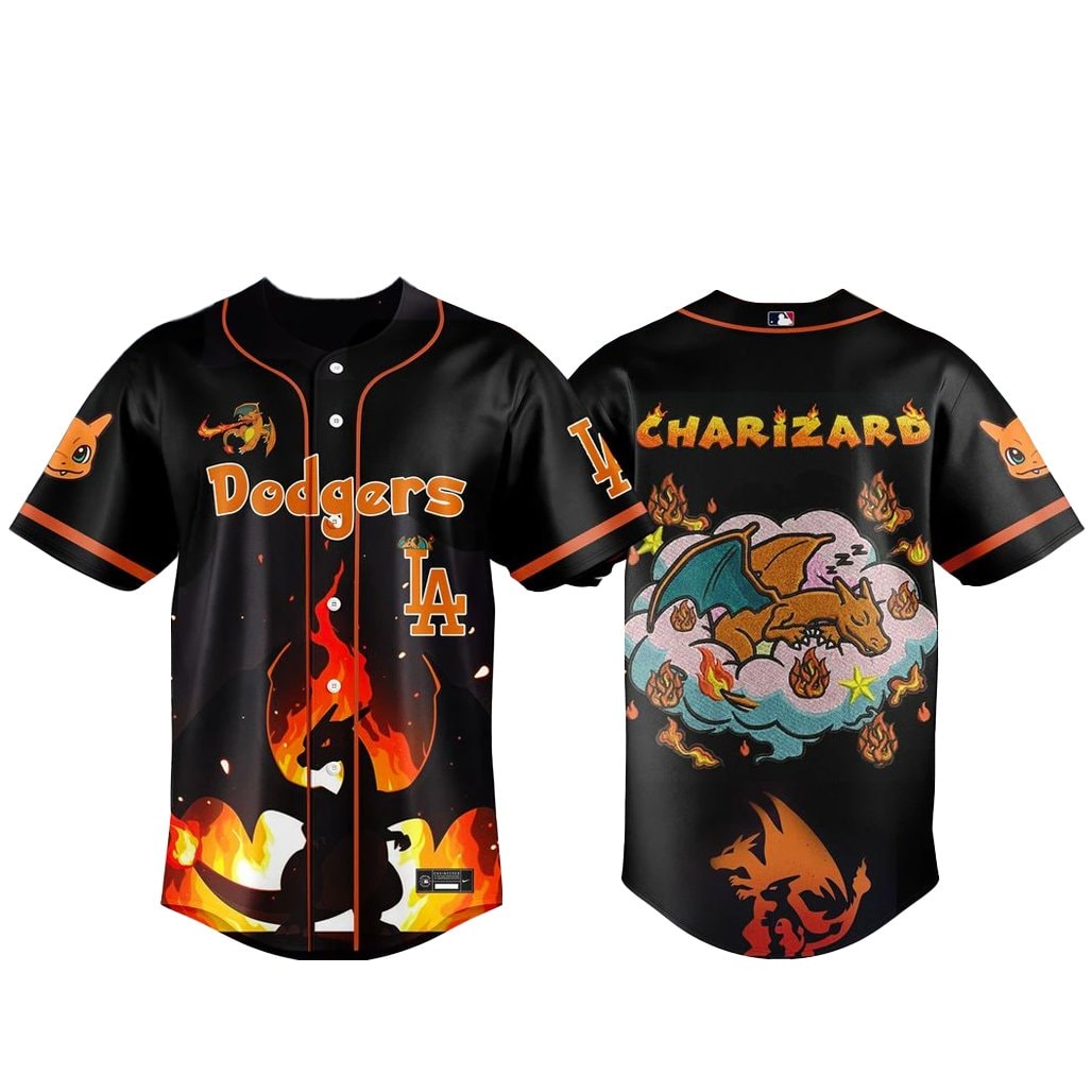 Baseball Team x Charizard Pokémon Night 2026 Baseball Jersey