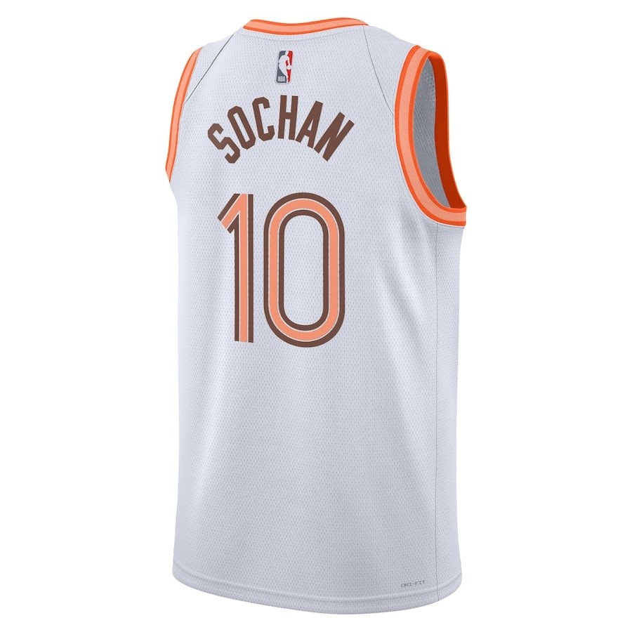 Jeremy Sochan 10 San Antonio Spurs 2023/24 City Edition Swingman Jersey White