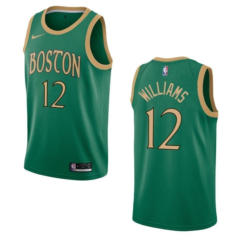 Men's Boston Celtics Grant Williams #12 City Swingman Jersey Kelly Green
