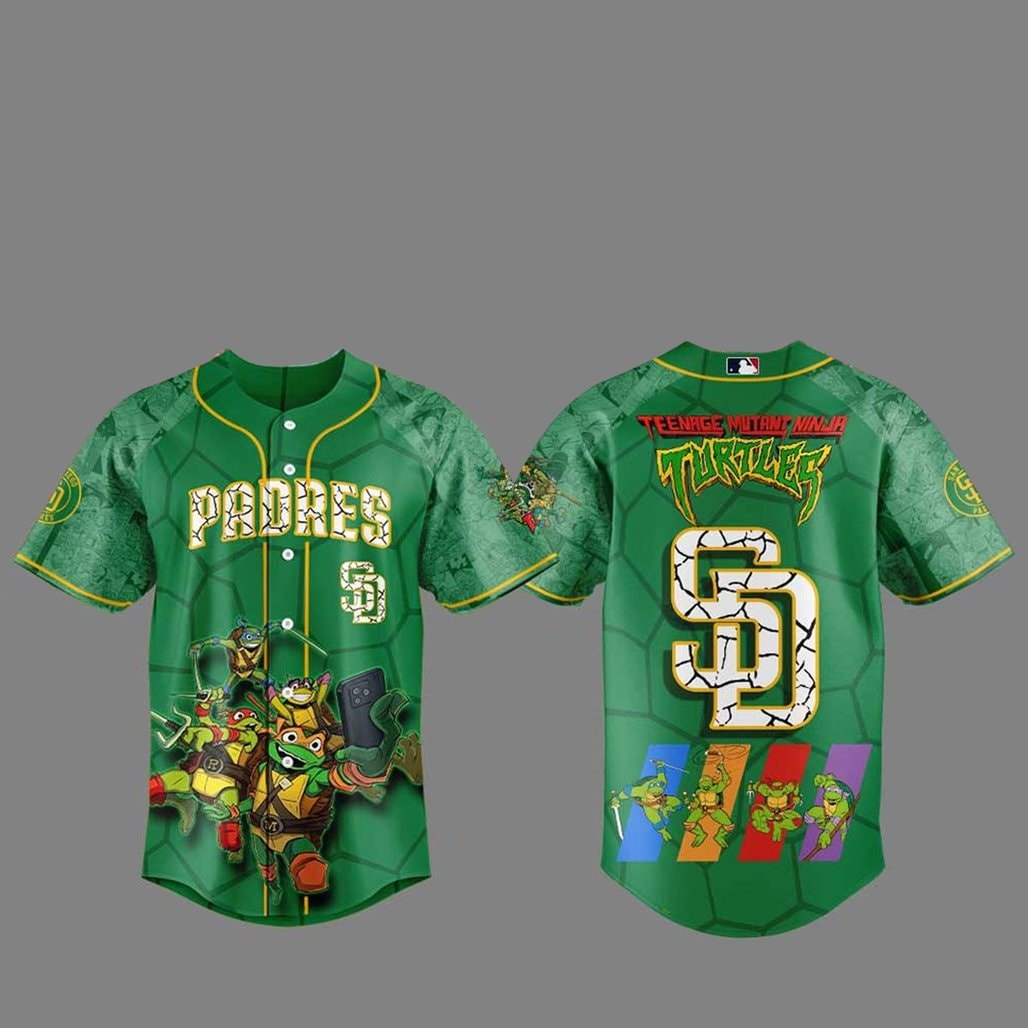 Baseball Team x Teenage Mutant Ninja Turtles 2026 Baseball Jersey Version 1