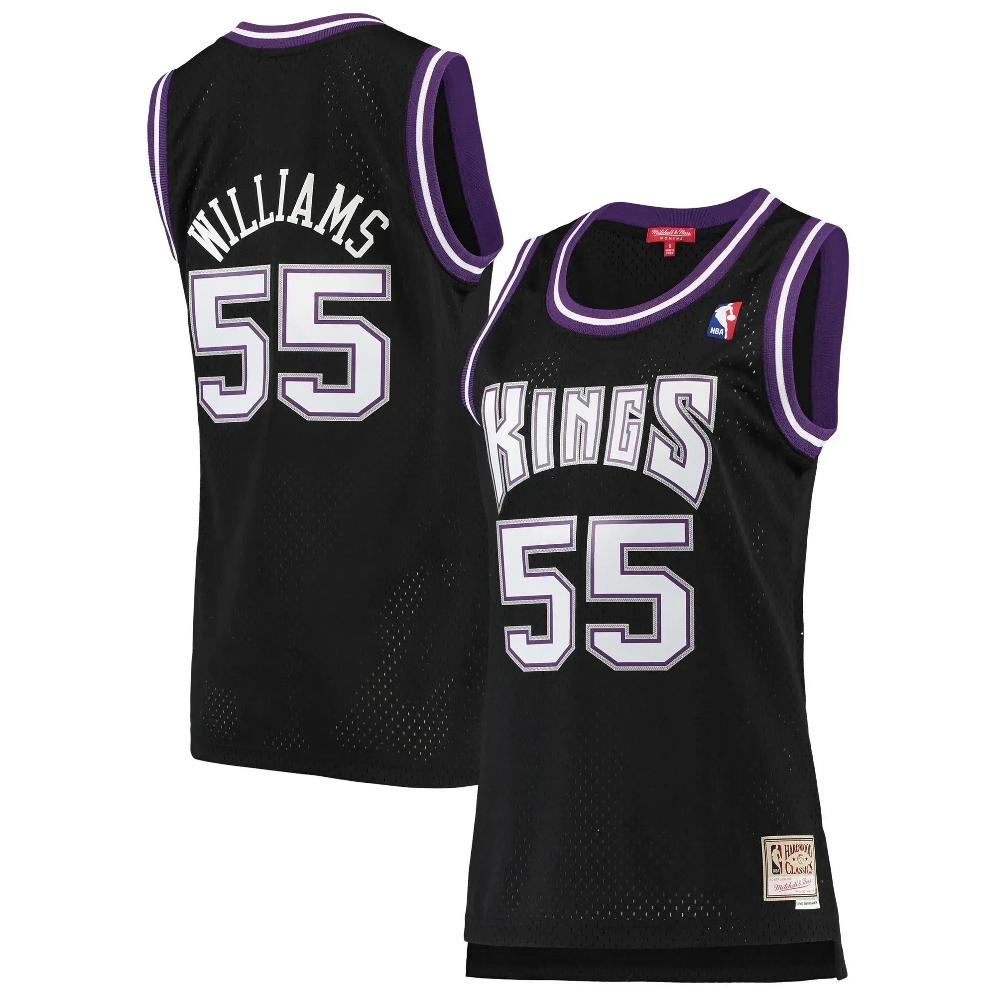 Jason Williams Sacramento Kings Mitchell & Ness Women's 2000-01 Hardwood Classics Swingman Jersey Black